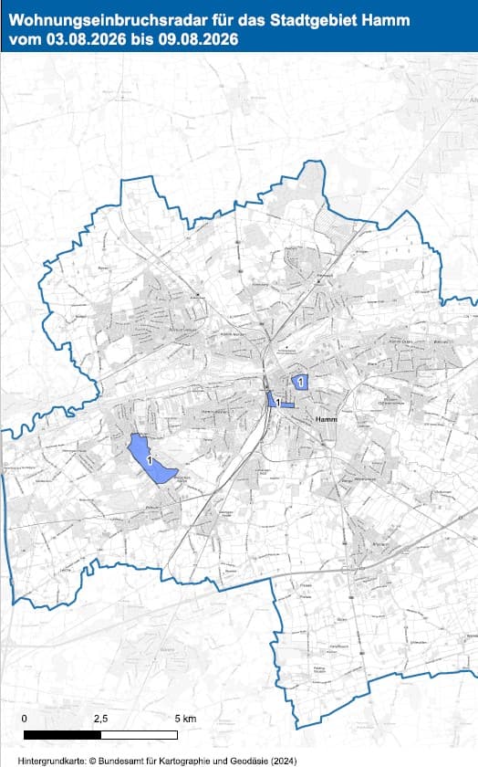 POL-HAM: Wohnungseinbruchradar Hamm für die Woche vom 3. bis zum 9. August 2026