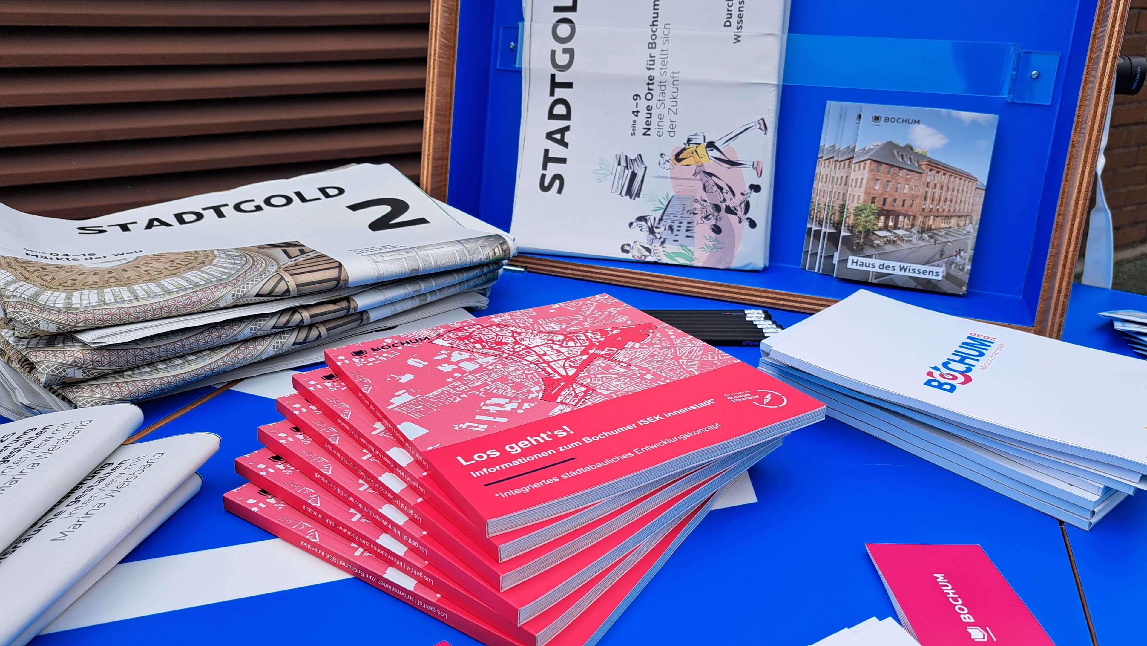 Bürgerinfo am Wochenmarkt: Ihre Fragen zur Innenstadtentwicklung