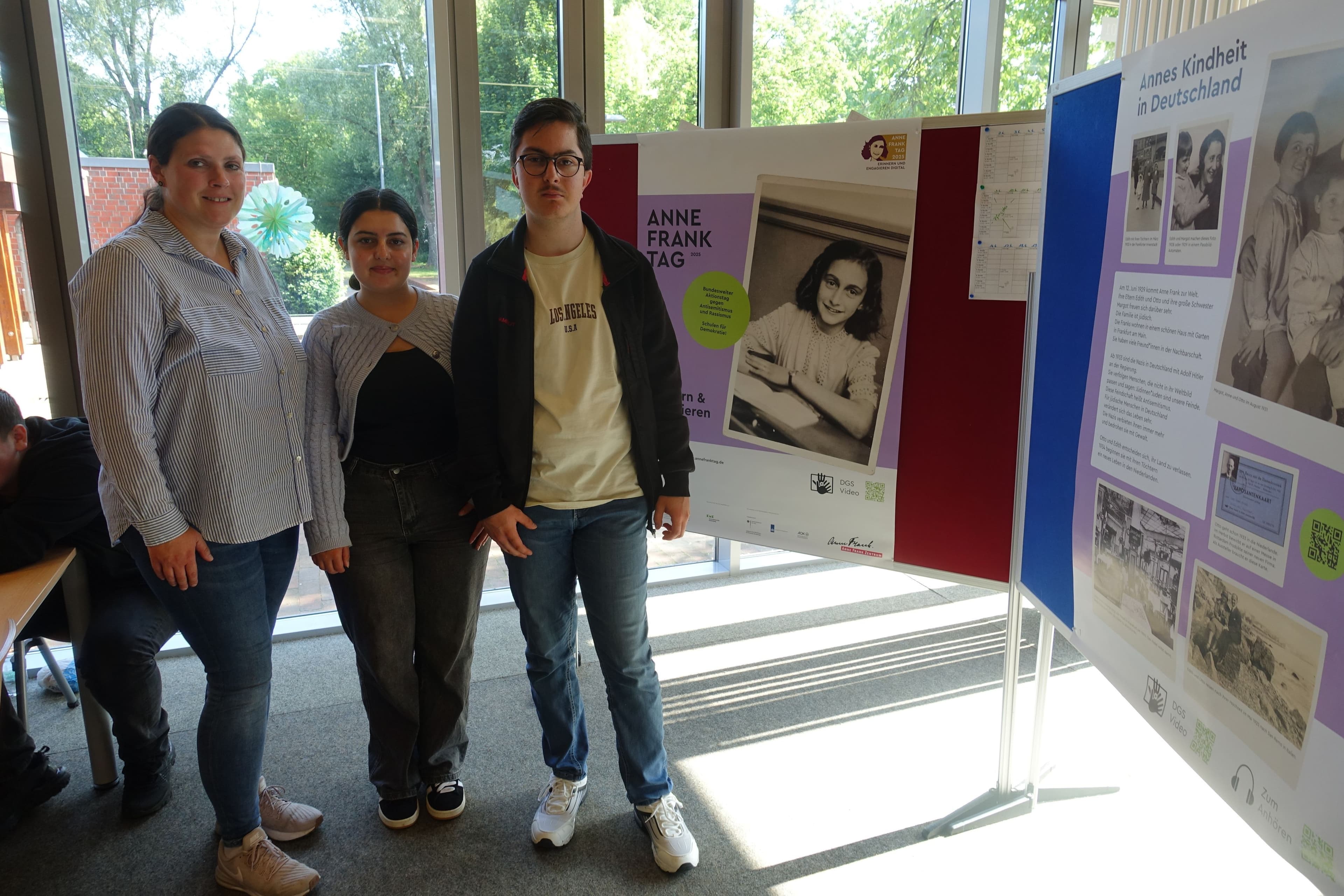 Gesamtschule Wulfen gestaltet Anne Frank Tag 2025 digital
