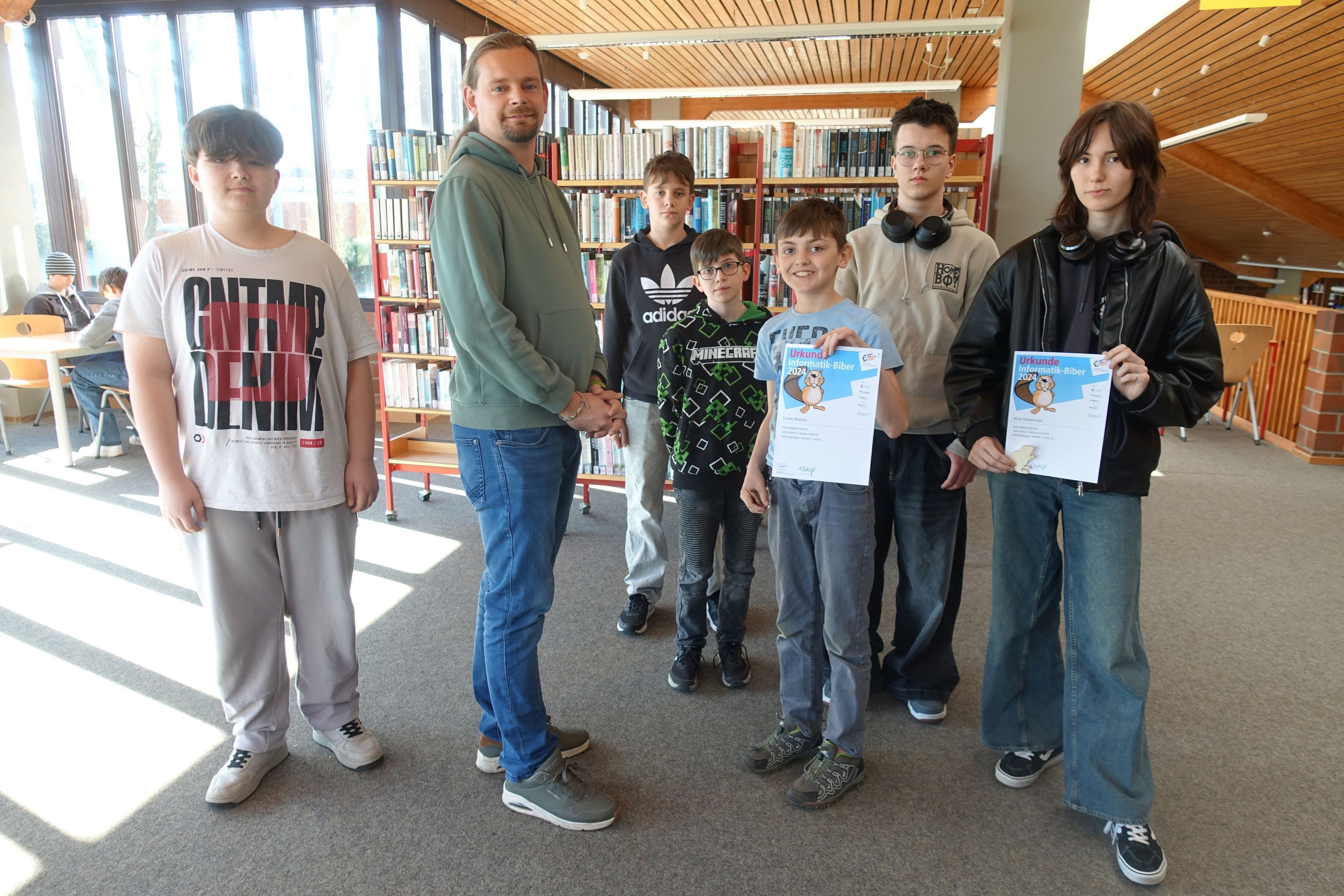 Gesamtschule Wulfen glänzt beim Informatik-Biber