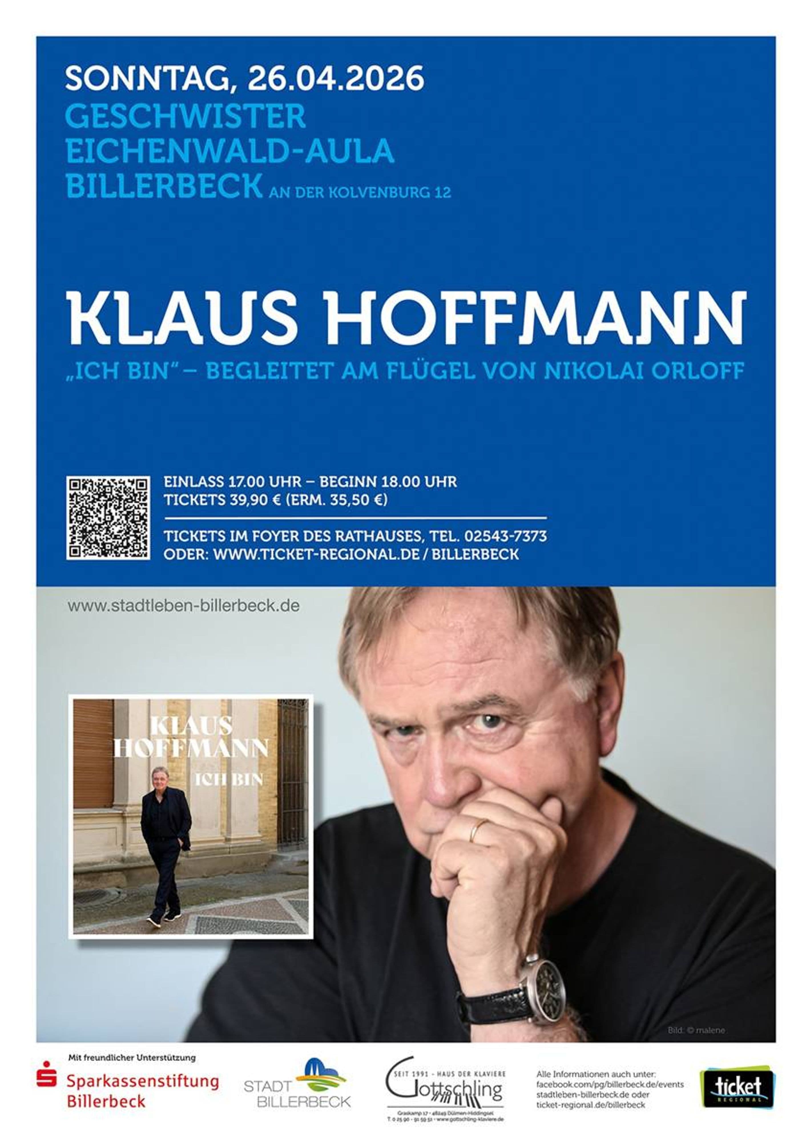 Klaus Hoffmann kommt nach Billerbeck