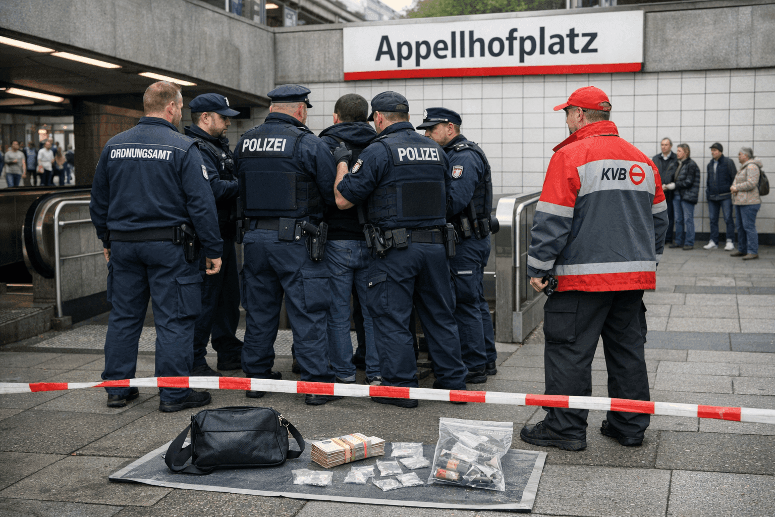 Kokain, Heroin, Amphetamine: Drogenverdacht am Appellhofplatz