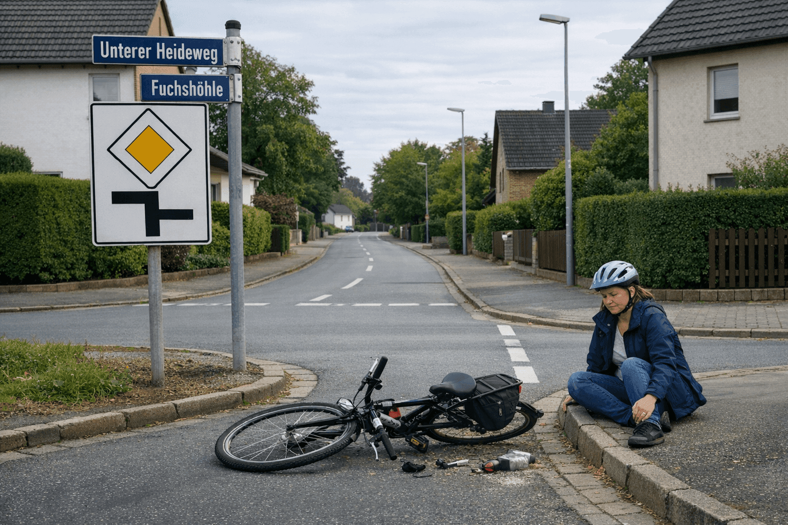 Kurzmitteilung: Hamm-Rhynern: Pkw streift Radfahrerin und flüchtet