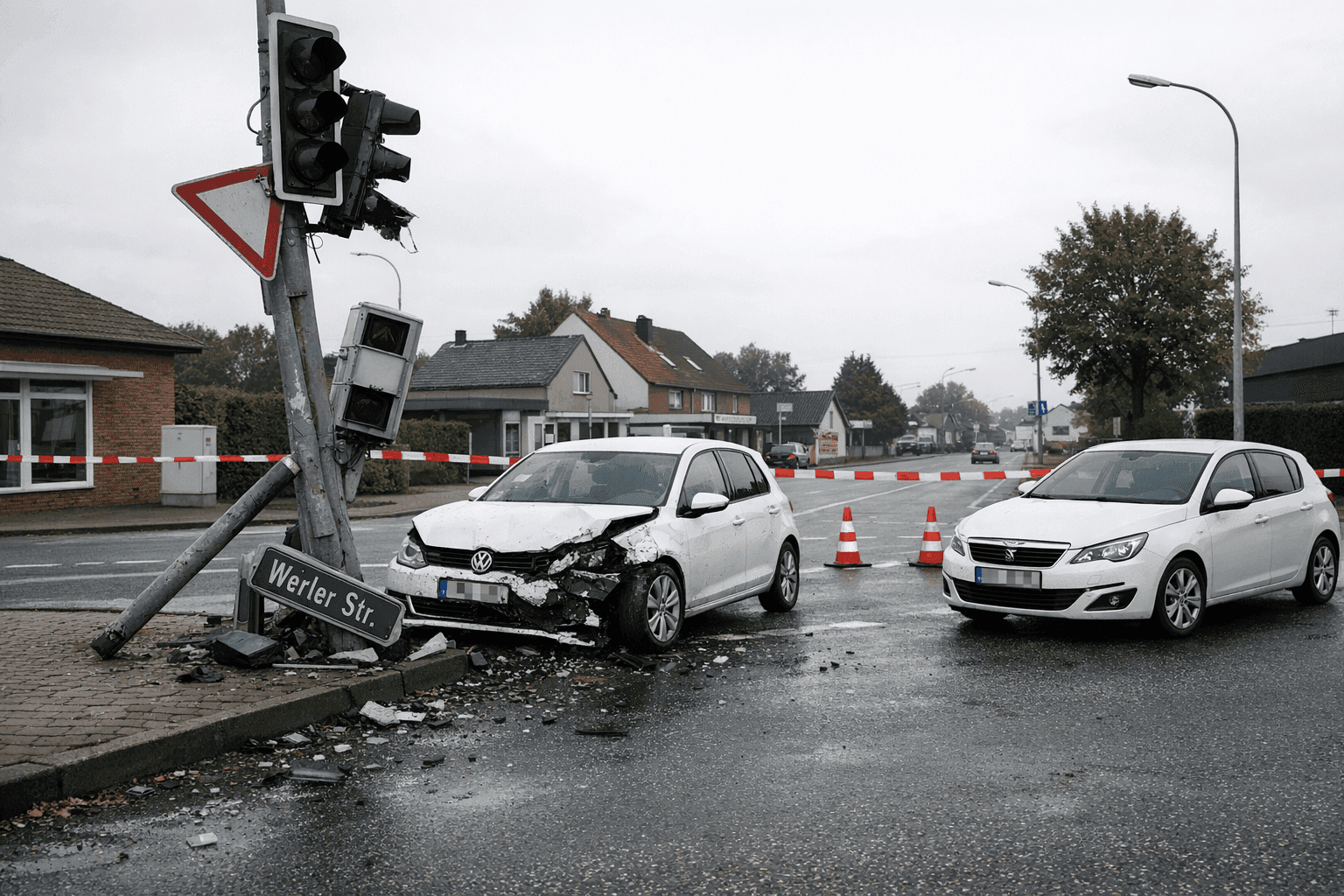 Kurzmitteilung: Polizei sucht weißen Peugeot nach Unfall in Hamm-Rhynern