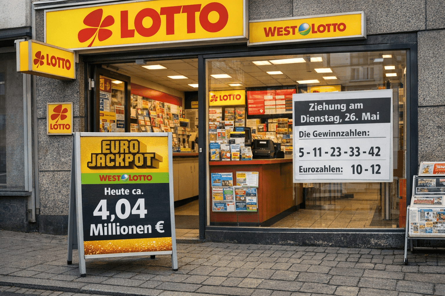 NRW-Spieler knackt 4,04 Millionen beim Eurojackpot