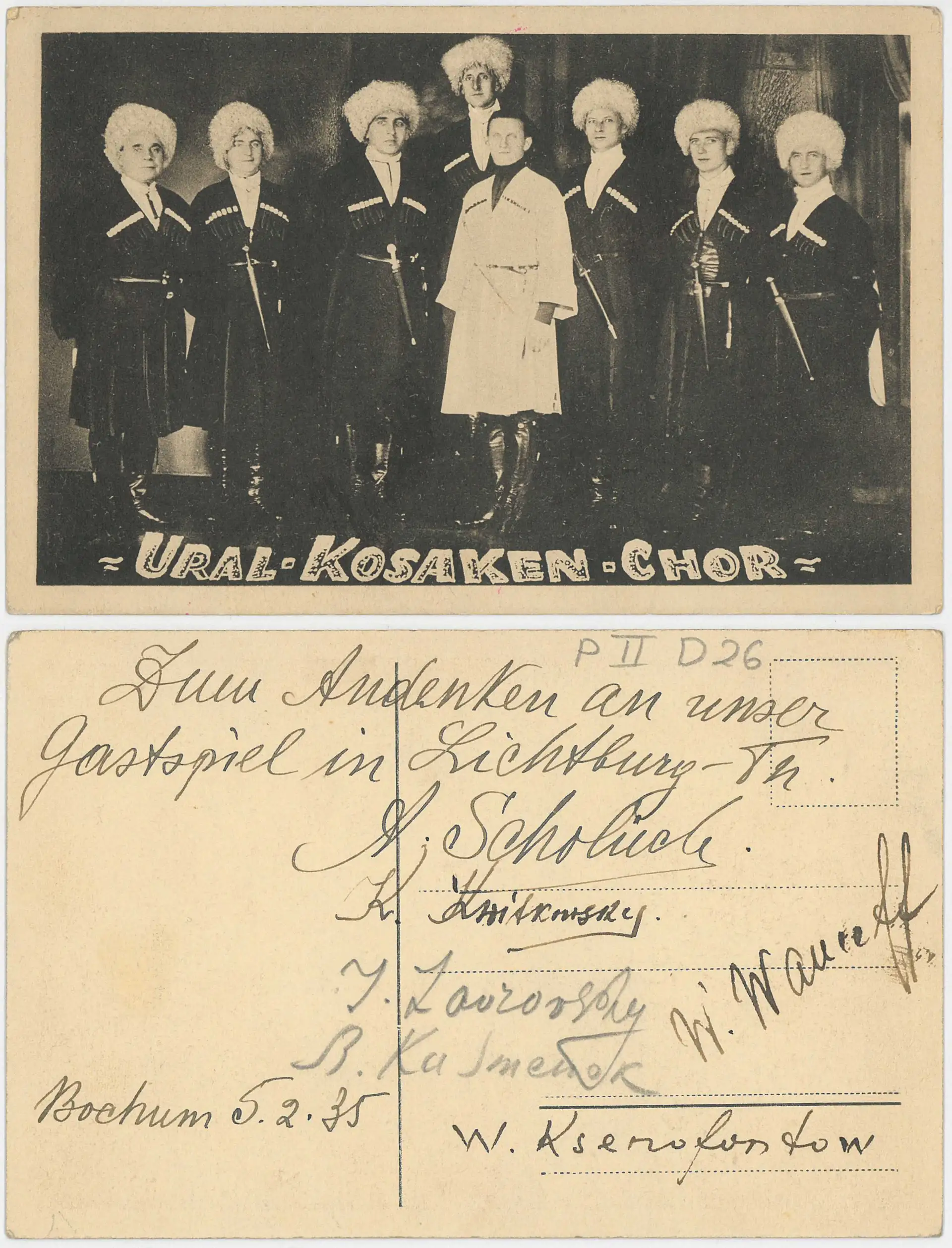 Entdecken Sie die Geschichte des Ural-Kosaken-Chors in Bochum!