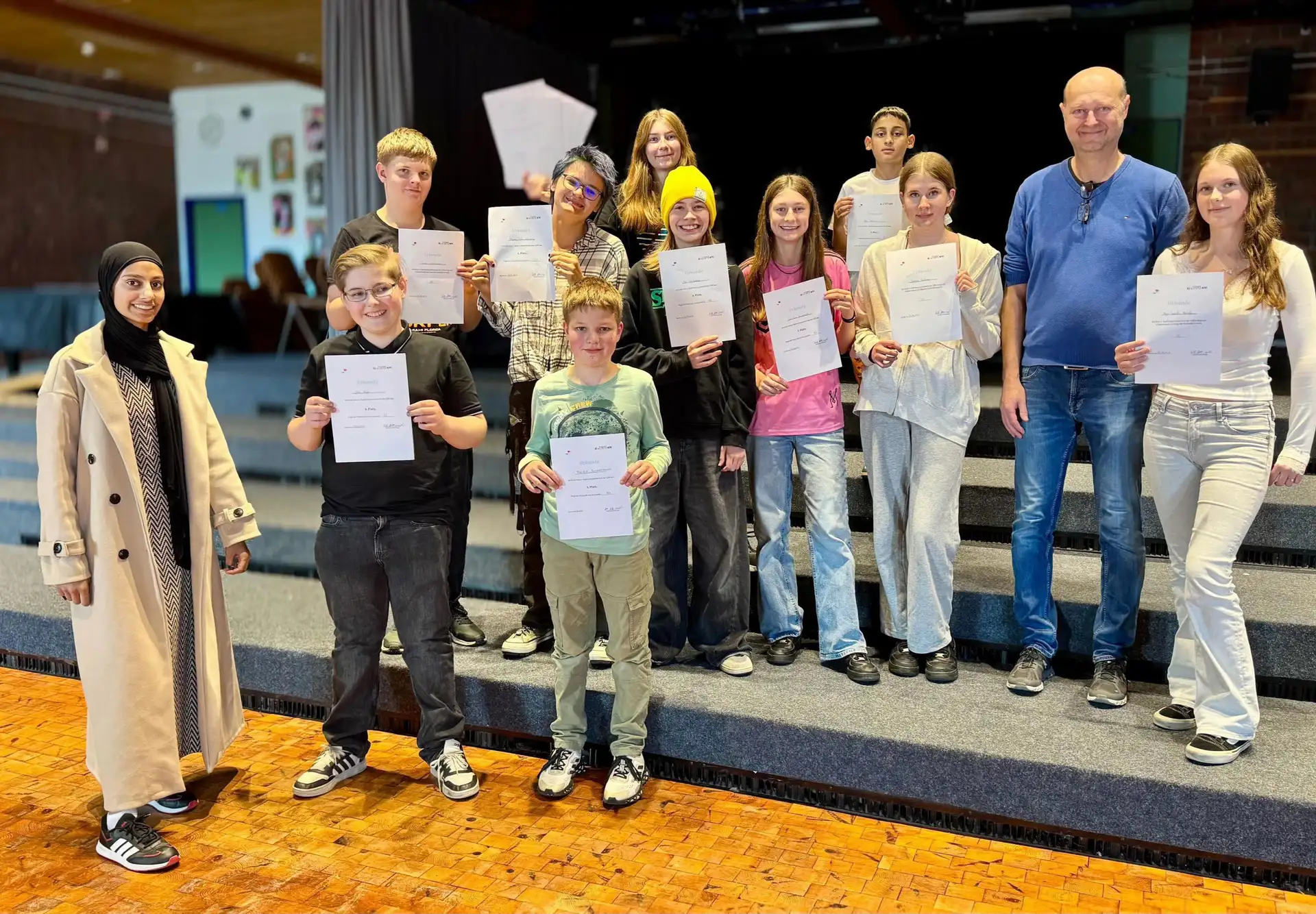 Kopfrechen-Champions der Gesamtschule Wulfen gekürt