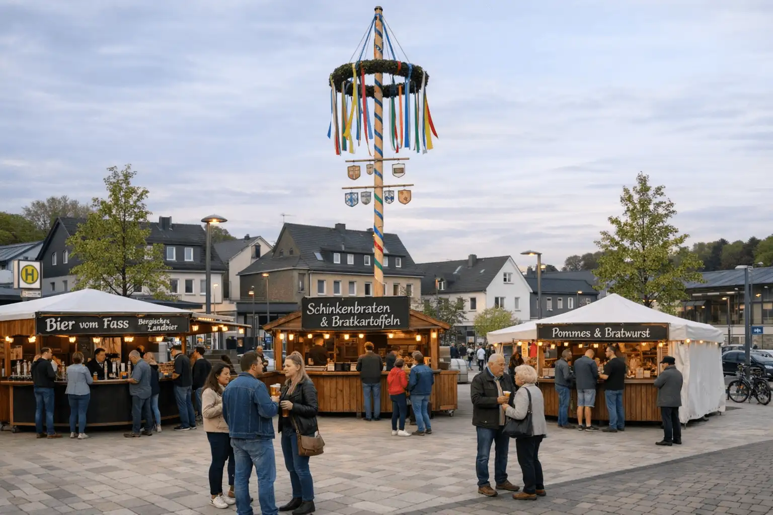 Kurzmitteilung: Bierdorf auf dem Bahnhofsplatz