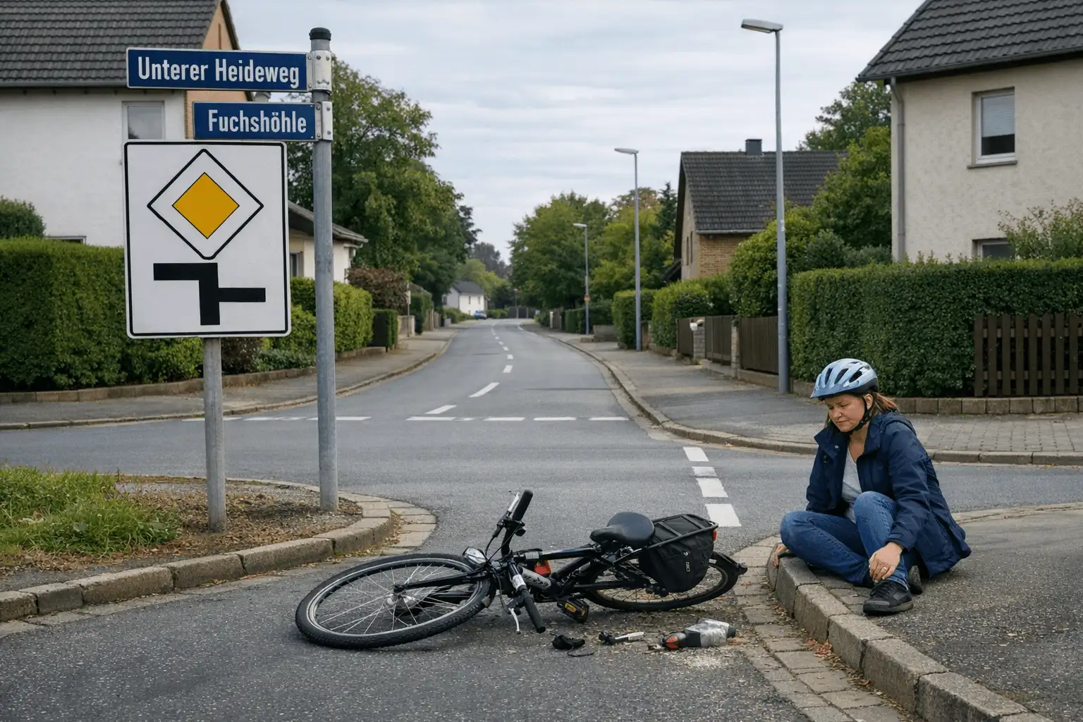 Kurzmitteilung: Hamm-Rhynern: Pkw streift Radfahrerin und flüchtet