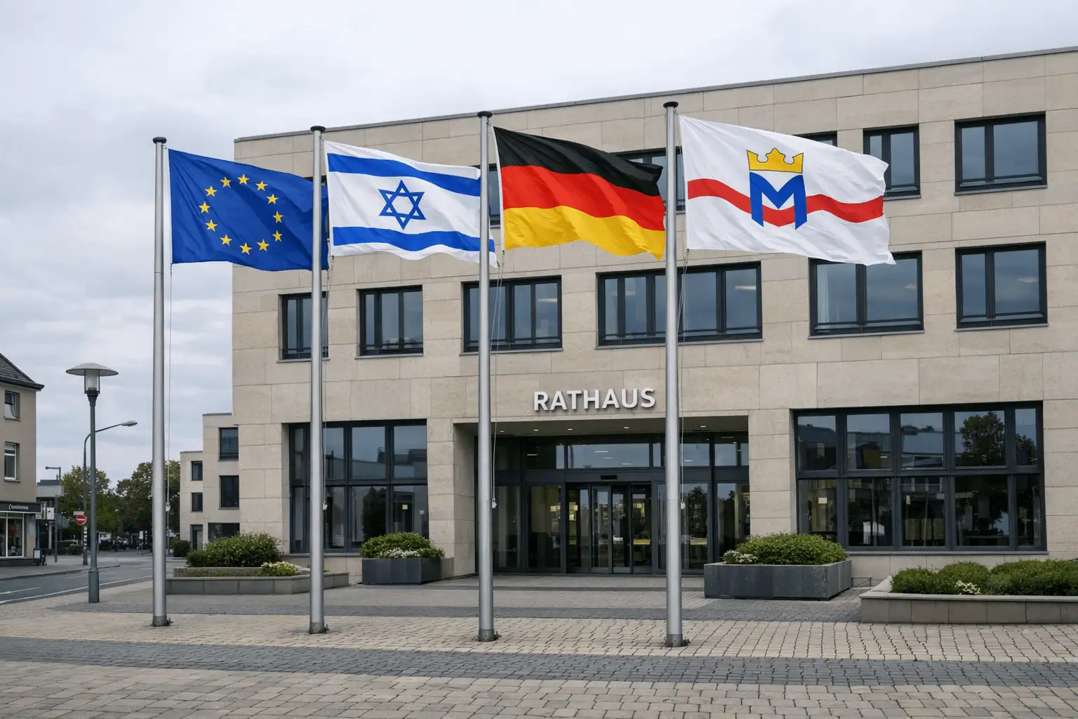 Kurzmitteilung: Monheim setzt Zeichen für Israel