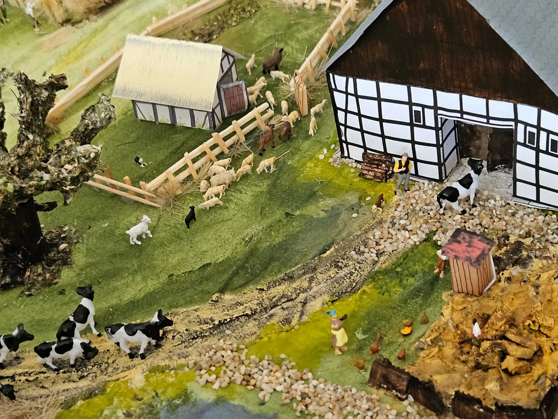 Miniaturwelten: Das Leben auf dem Bauernhof um 1820