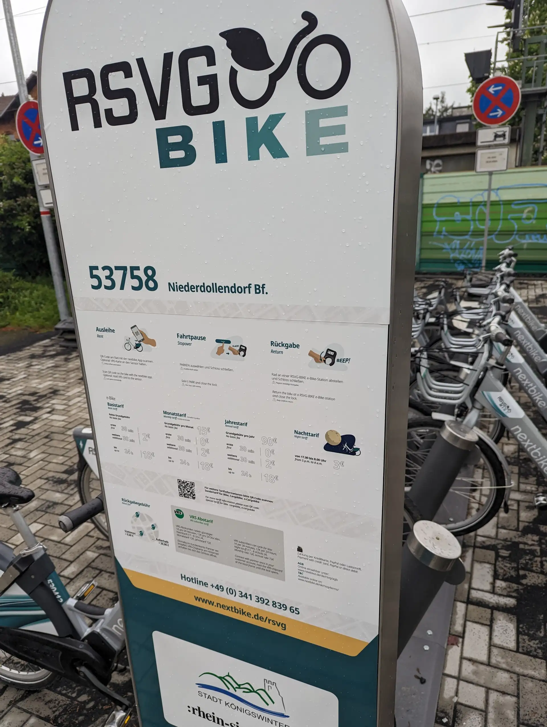 Neue E-Bike-Mietstation in Königswinter-Niederdollendorf eröffnet