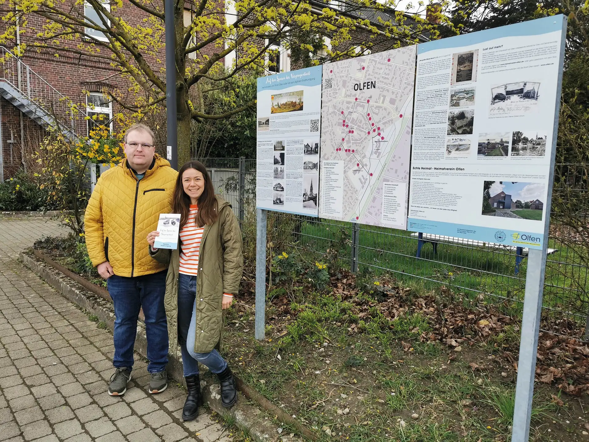 Neuer digitaler Stadtrundgang in Olfen eröffnet