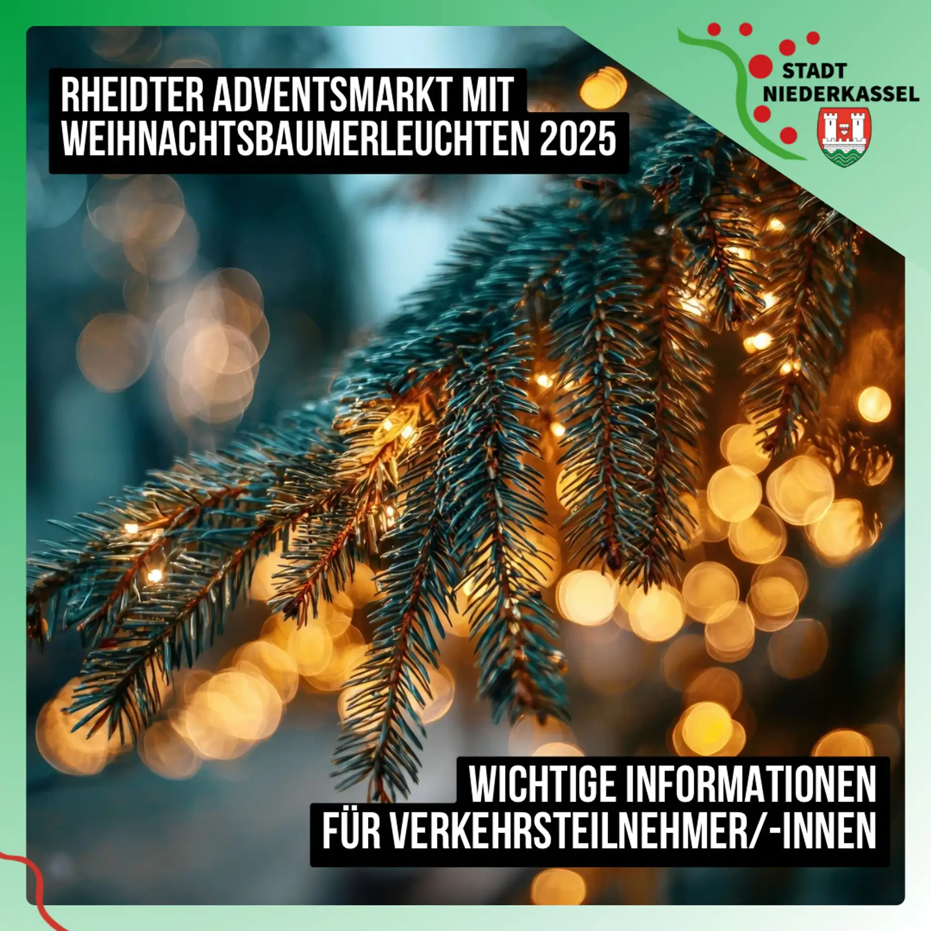 Rheidter Adventsmarkt: Verkehrschaos am 22. November
