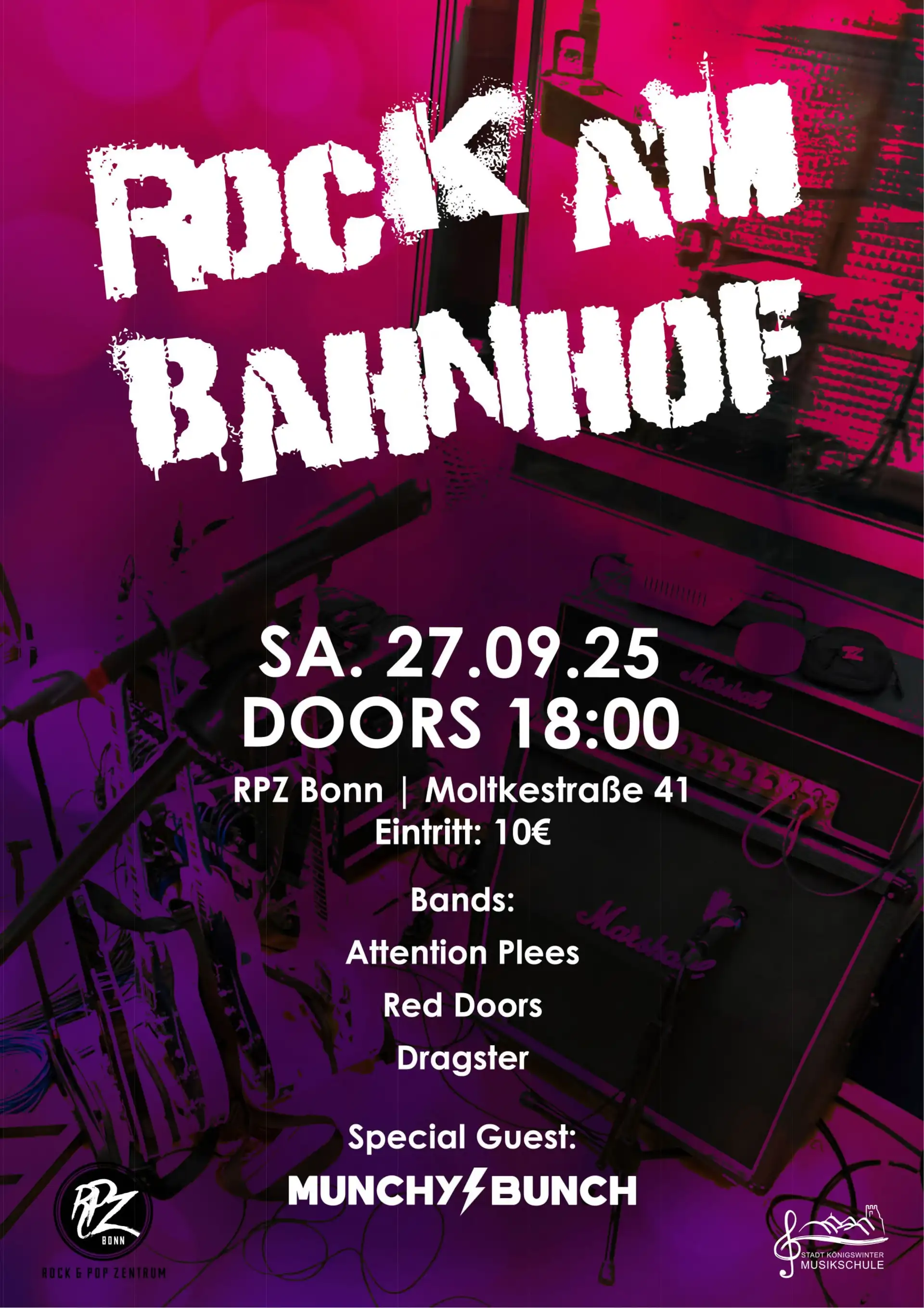 Rock am Bahnhof: Live-Musik aus Königswinter
