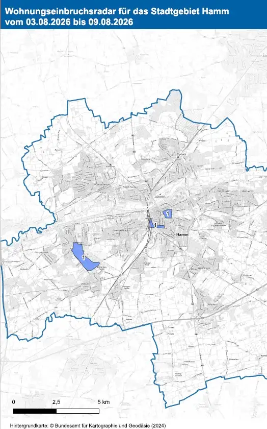 POL-HAM: Wohnungseinbruchradar Hamm für die Woche vom 3. bis zum 9. August 2026