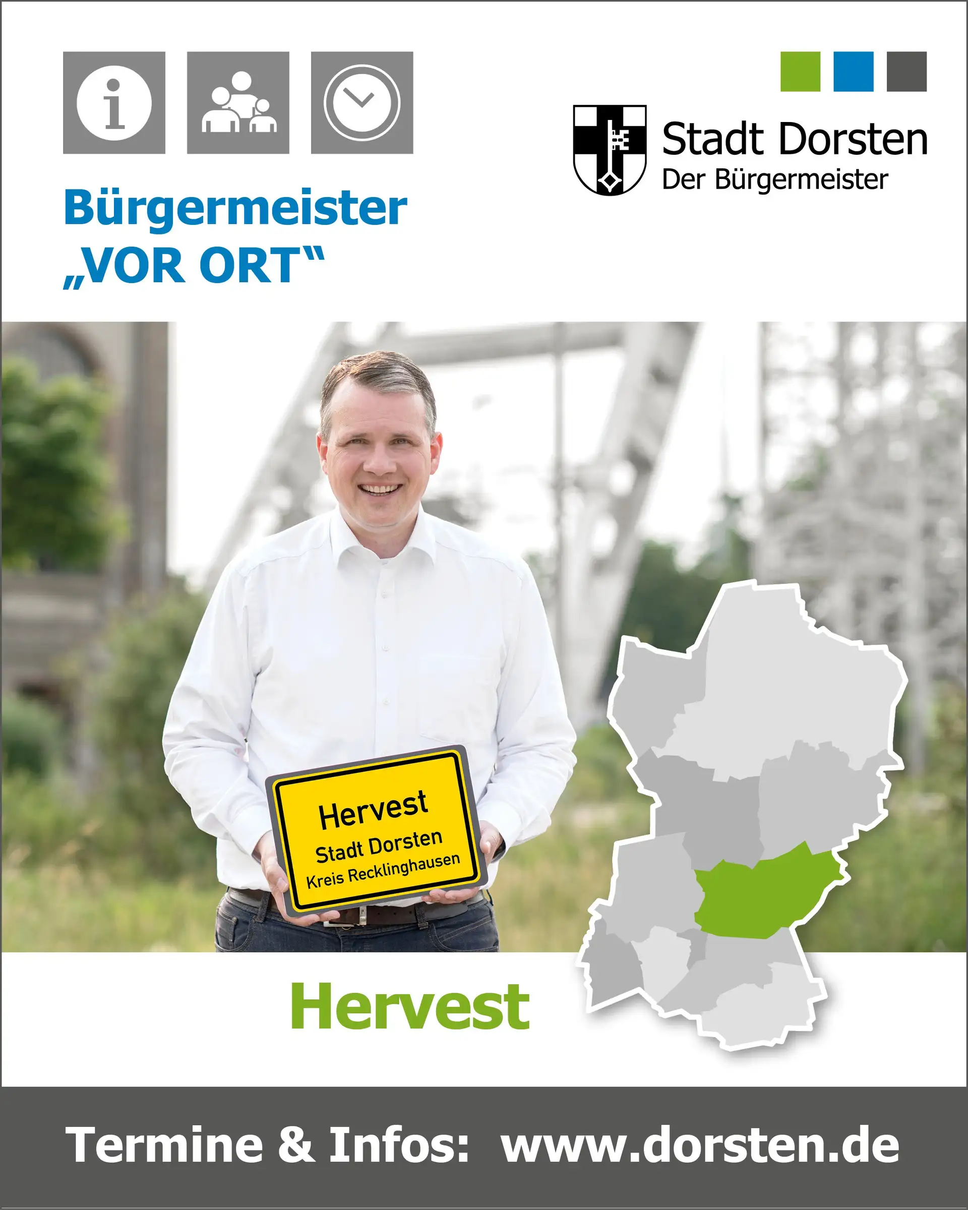 Sprechstunde mit Bürgermeister Tobias Stockhoff in Hervest