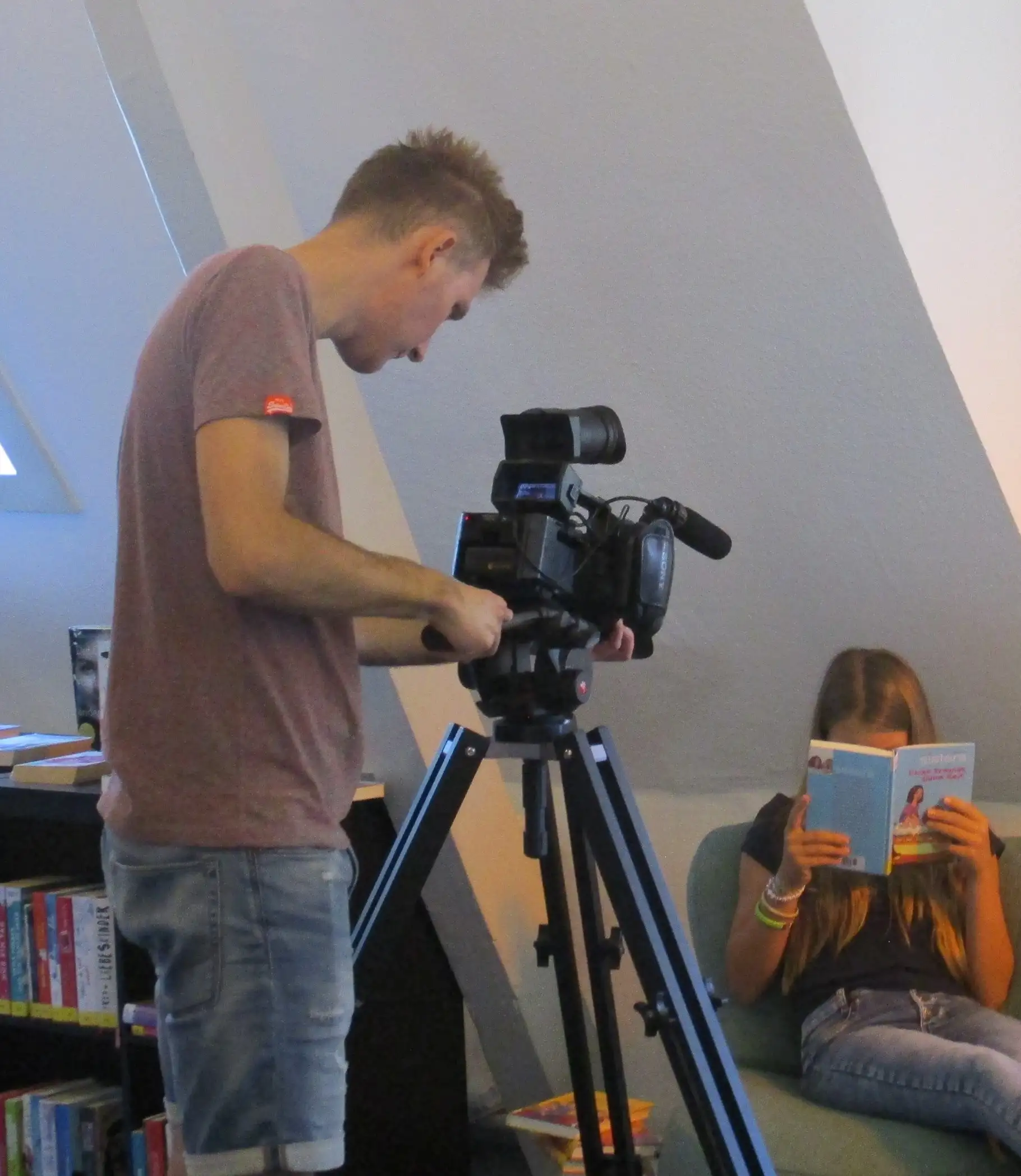 Filmworkshop in der Stadtbibliothek Brilon mit Dennis Böddicker