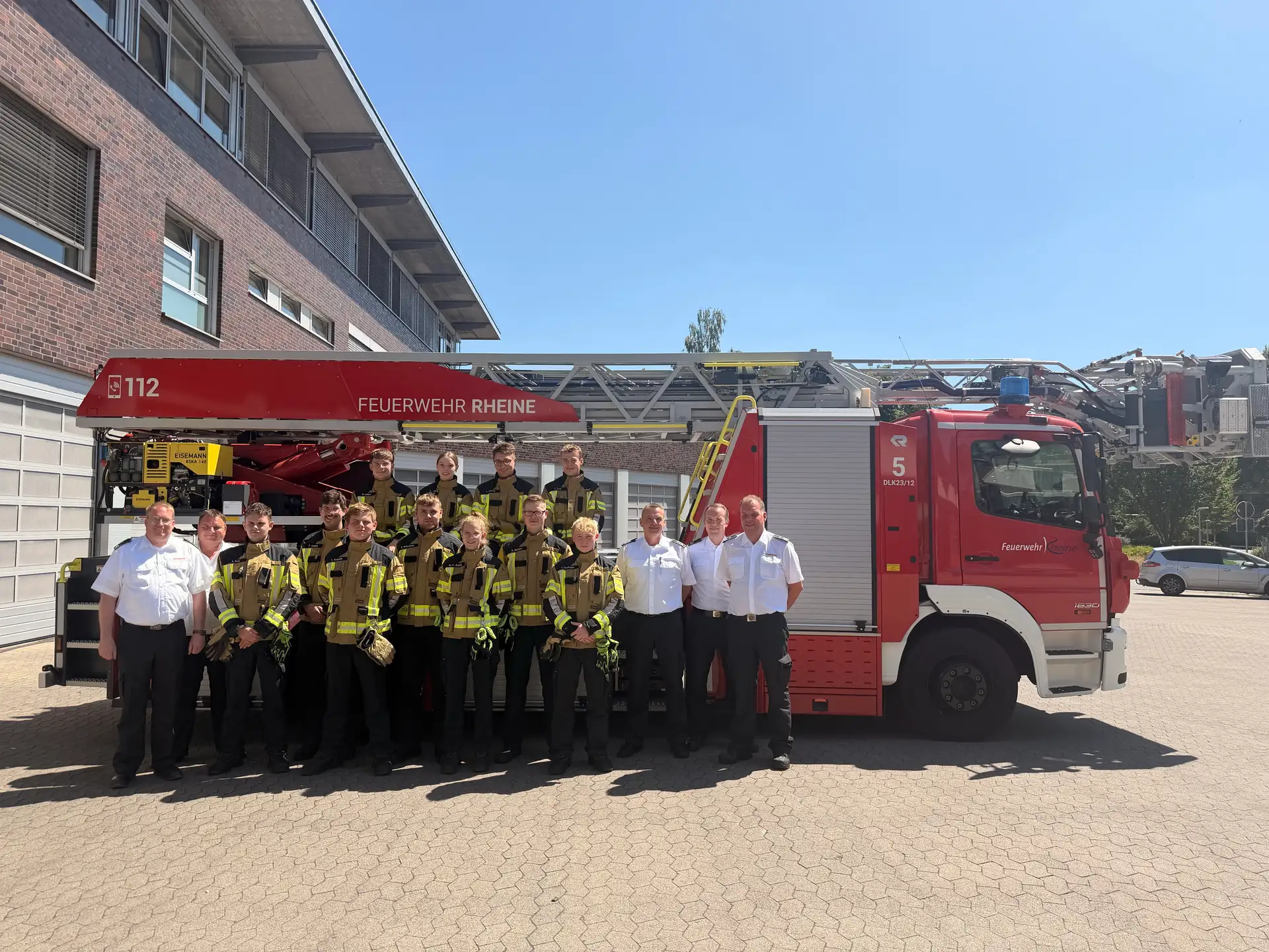 11 neue Einsatzkräfte für den Einsatzdienst der Freiwilligen Feuerwehr Rheine