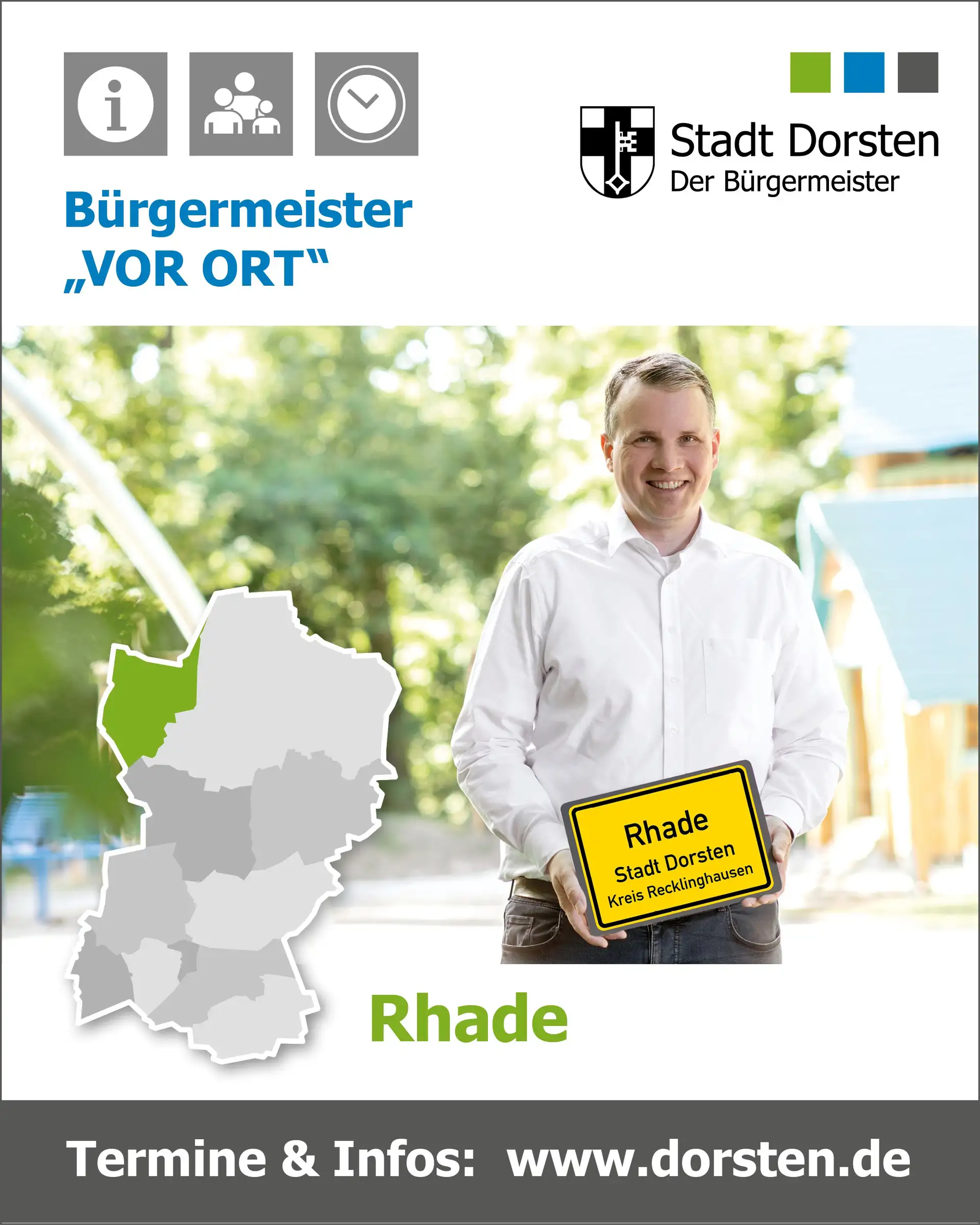 Sprechstunde von Bürgermeister Tobias Stockhoff in Rhade
