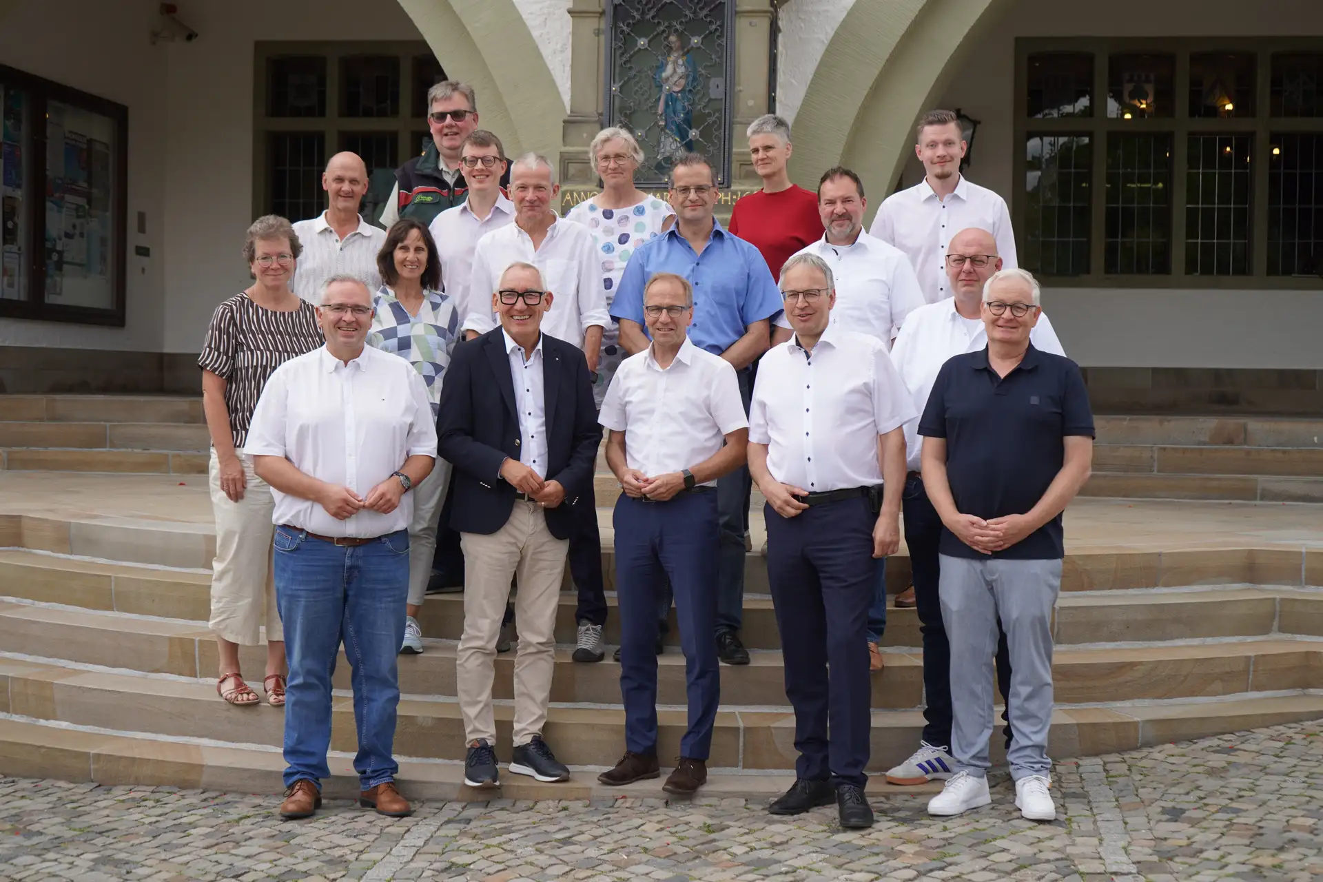Heinrich Böckelühr mit Bürgermeister Dr.