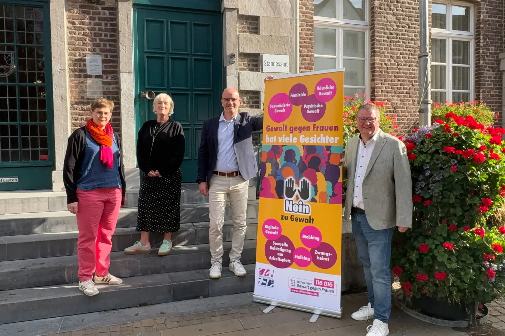 Nicola Roth, Friederike Küsters, Stephan Luyven und Georg Koenen